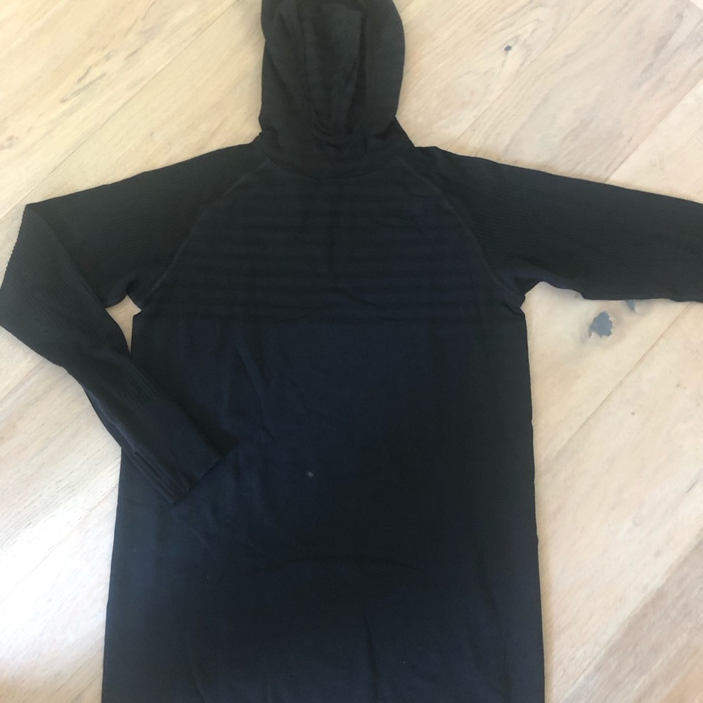 Lululemon Mens at Ease Hoodie Black, Size L Stretch Fabric